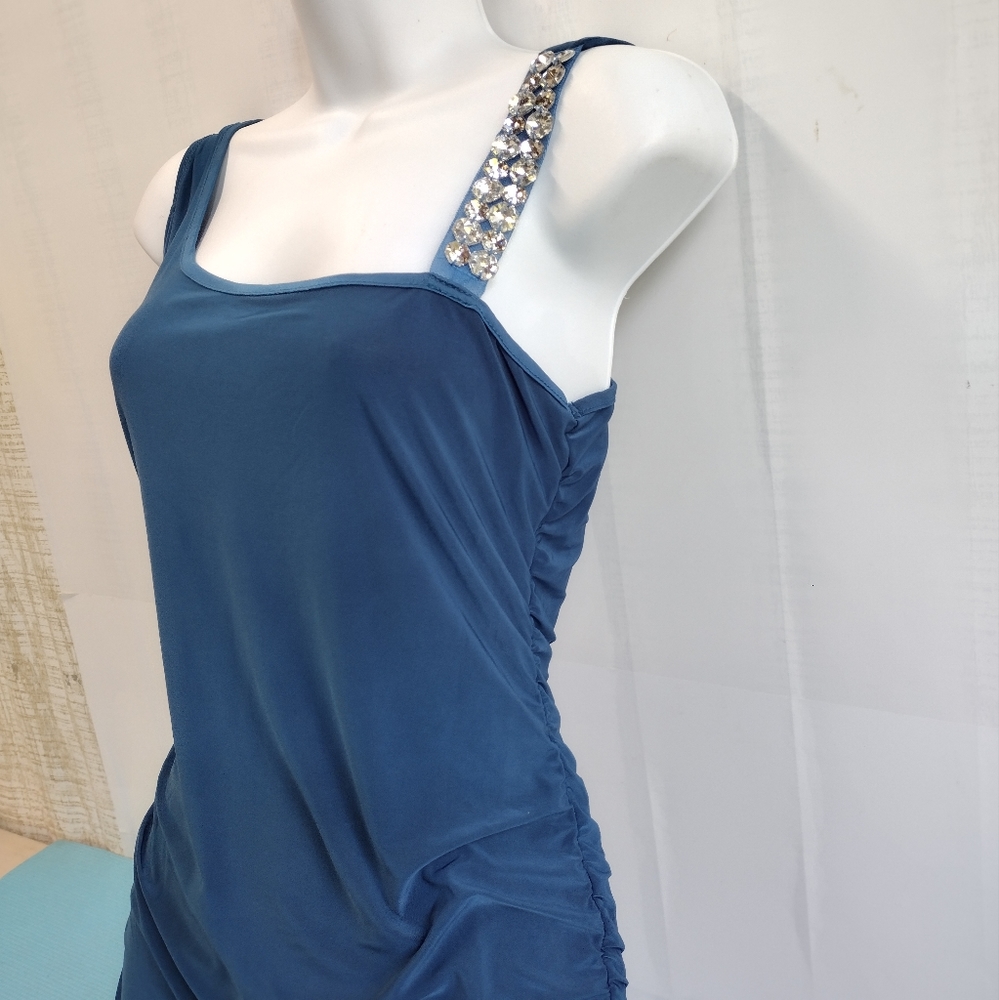 NEW Carpe Diem One Shoulder Ruched Party Dress Size XL - Picture 2 of 10
